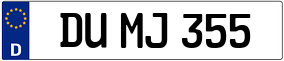 Truck License Plate